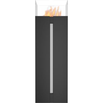 Kratki - BIO eldstad 113,6x35,9 cm 2kW svart