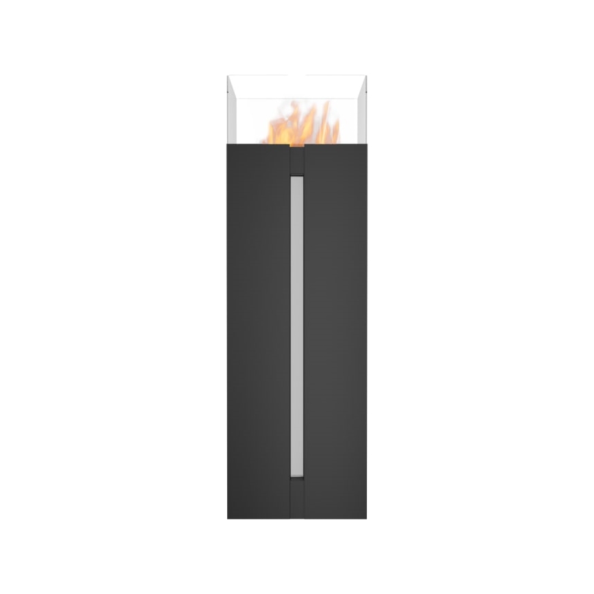 Kratki - BIO eldstad 113,6x35,9 cm 2kW svart