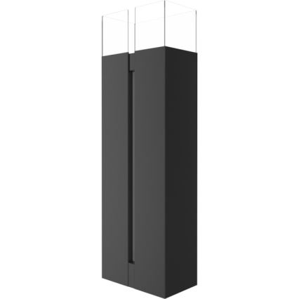 Kratki - BIO eldstad 113,6x35,9 cm 2kW svart