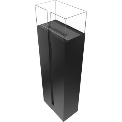 Kratki - BIO eldstad 113,6x35,9 cm 2kW svart