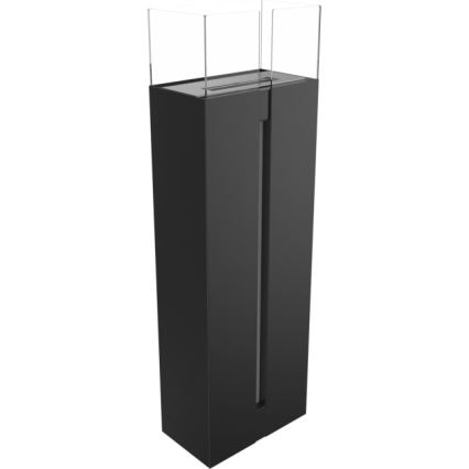 Kratki - BIO eldstad 113,6x35,9 cm 2kW svart