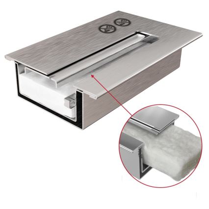 Kratki - BIO eldstad 113,6x35,9 cm 2kW svart