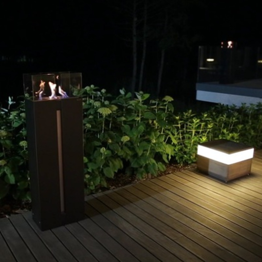 Kratki - BIO-eldstad 113,6x35,9 cm 2 kW svart