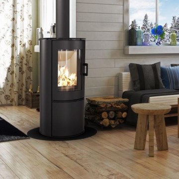 Kratki - Steel fireplace 8kW 150mm
