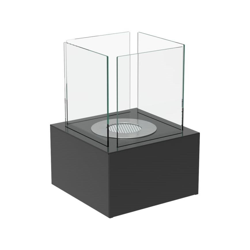 Kratki - BIO eldstad 35,3x25 cm 1kW svart