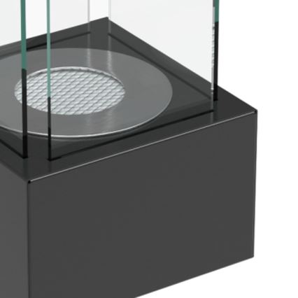 Kratki - BIO eldstad 35,3x25 cm 1kW svart
