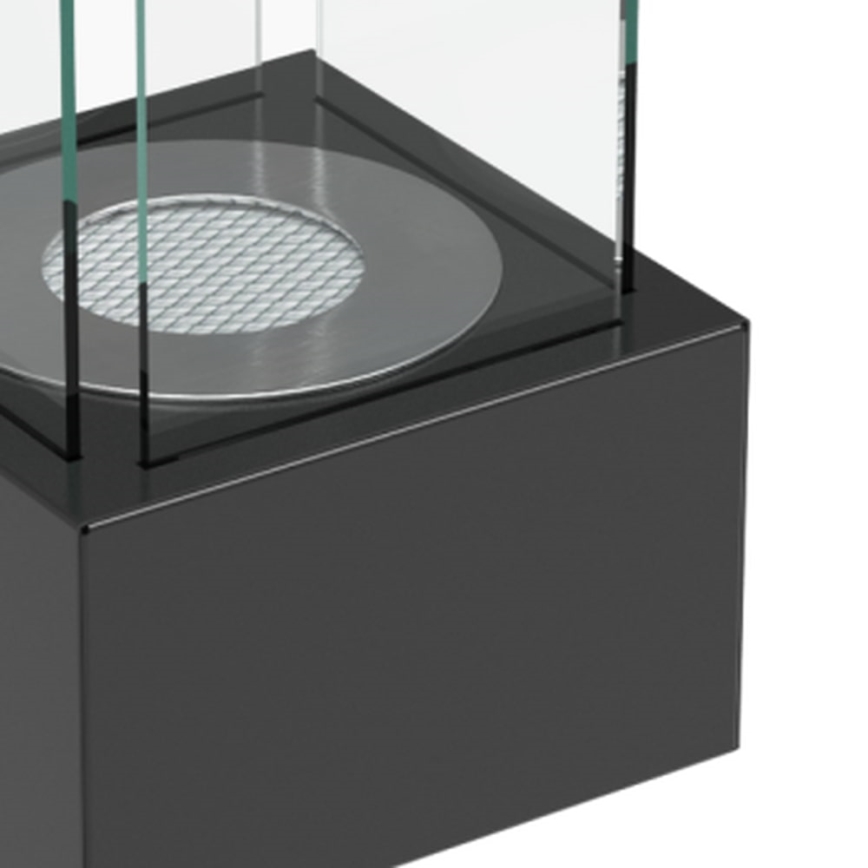 Kratki - BIO eldstad 35,3x25 cm 1kW svart