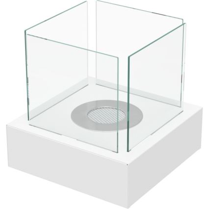 Kratki - BIO eldstad 30,3x30 cm 1kW vit