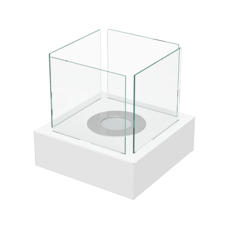 Kratki - BIO eldstad 30,3x30 cm 1kW vit