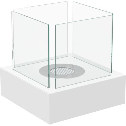 Kratki - BIO eldstad 30,3x30 cm 1kW vit