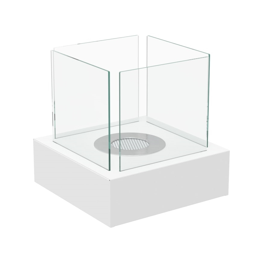 Kratki - BIO eldstad 30,3x30 cm 1kW vit