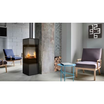 Kratki - Steel fireplace 8kW 150mm
