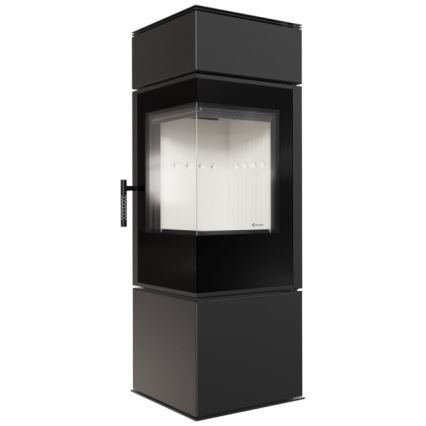 Kratki - Steel fireplace 8kW 150mm