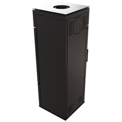 Kratki - Steel fireplace 8kW 150mm