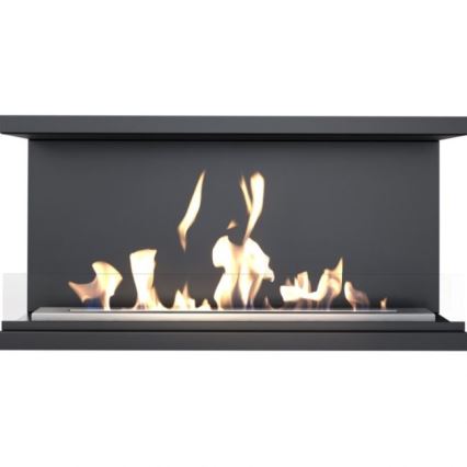 Kratki - Inbyggd BIO eldstad 50x100 cm 7kW svart