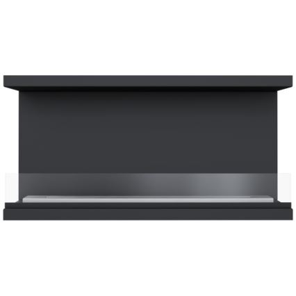 Kratki - Inbyggd BIO eldstad 50x100 cm 7kW svart