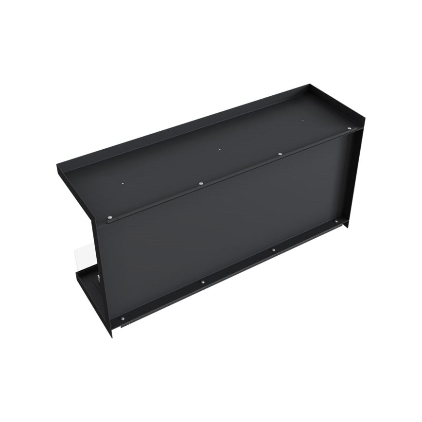 Kratki - Inbyggd BIO eldstad 50x100 cm 7kW svart