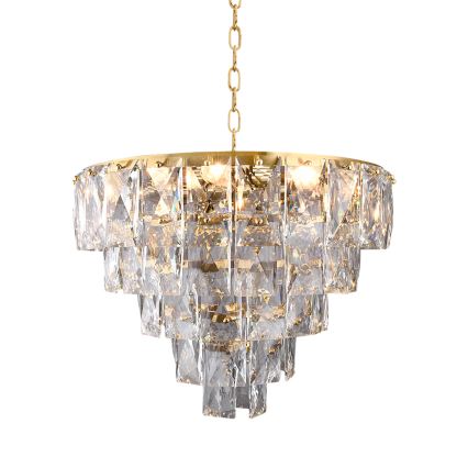 Kristallkrona med kedja CHELSEA 6xE14/40W/230V