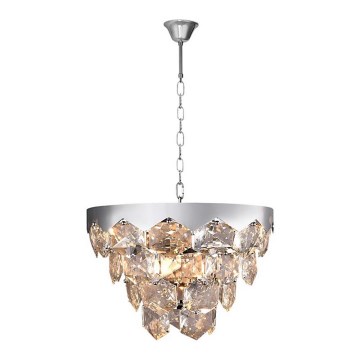 Kristallkrona med kedja GRACE 6xE14/40W/230V