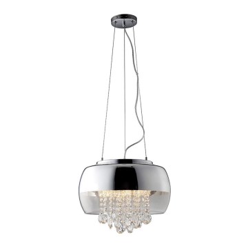 Kristallkrona med snöre LUNA 1×E14/40W/230V