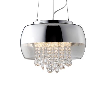 Kristallkrona med snöre LUNA 1×E14/40W/230V