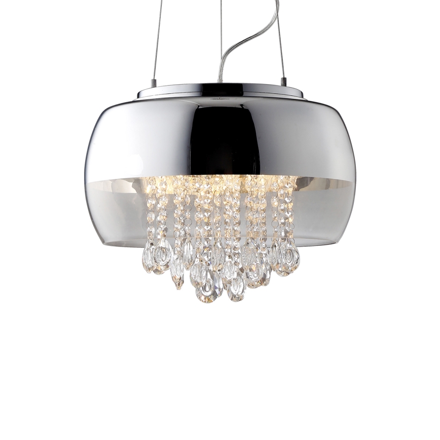 Kristallkrona med snöre LUNA 1×E14/40W/230V