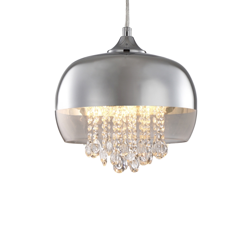 Kristallkrona med snöre LUNA 1×E14/40W/230V