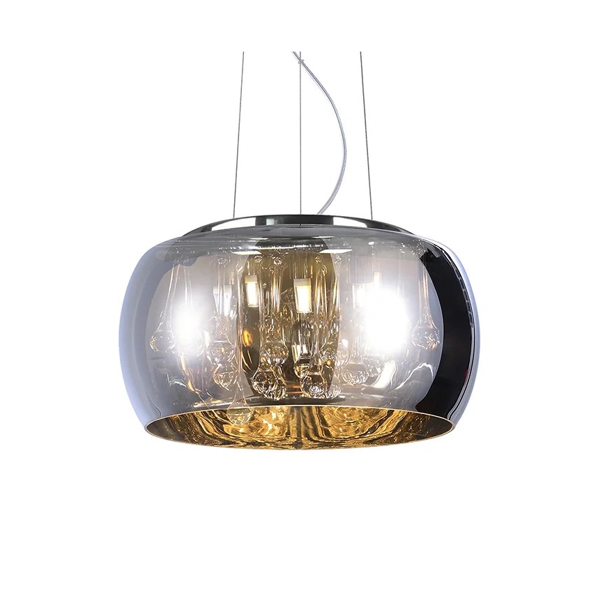 Kristallkrona med snöre ROMEO 6xG9/8W/230V