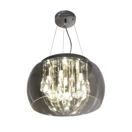 Kristallkrona med snöre ROMEO 6xG9/8W/230V