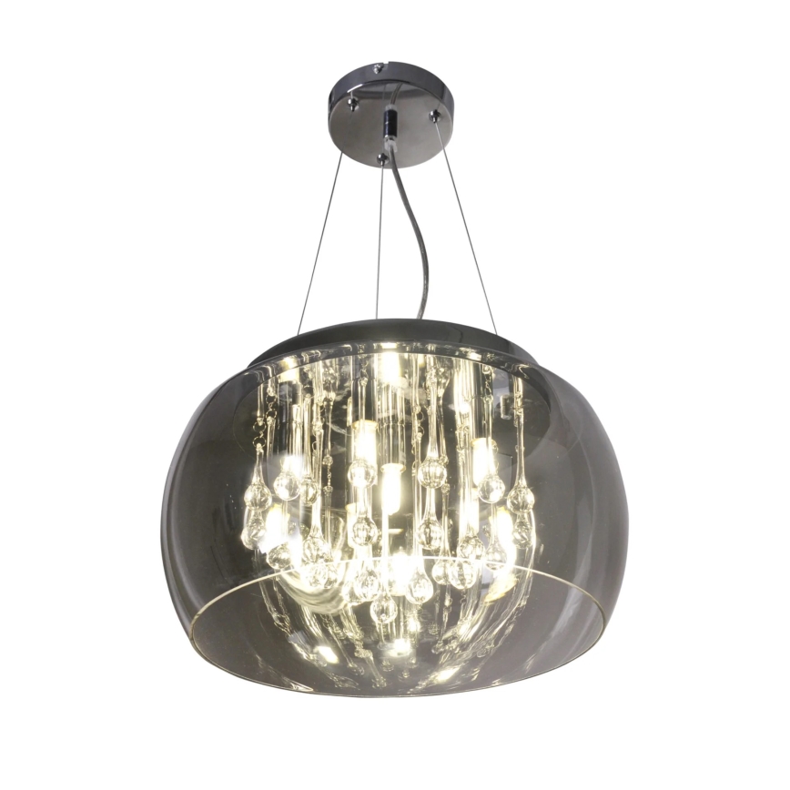 Kristallkrona med snöre ROMEO 6xG9/8W/230V