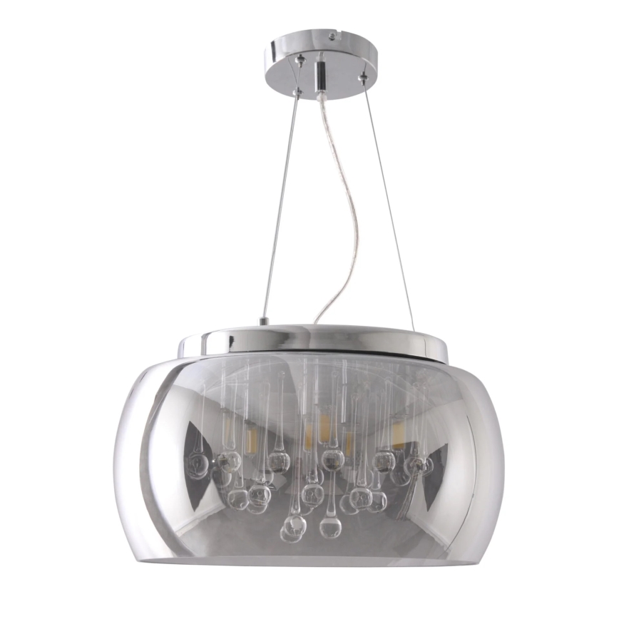 Kristallkrona med snöre ROMEO 6xG9/8W/230V