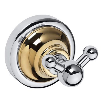 Krok 6,5 x 6,5 cm, silver/guld