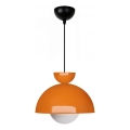 Kronlampa SALVA 1xE27/15W/230V orange
