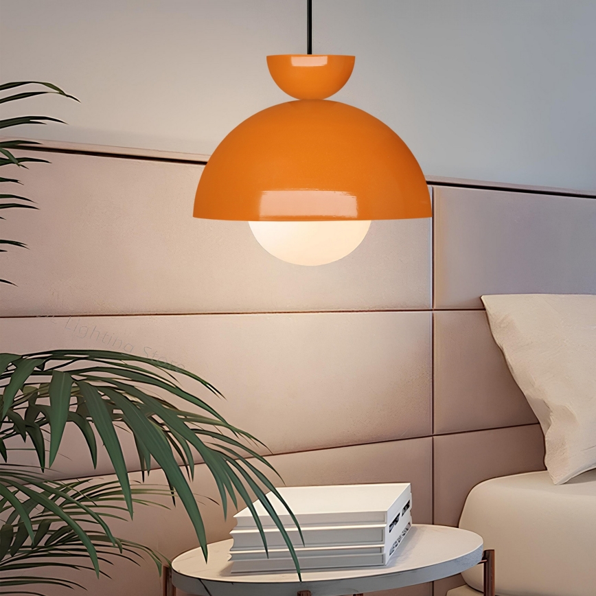 Kronlampa SALVA 1xE27/15W/230V orange
