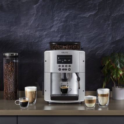 Krups - Automatisk kaffemaskin ESSENTIAL 1450W/230V silver