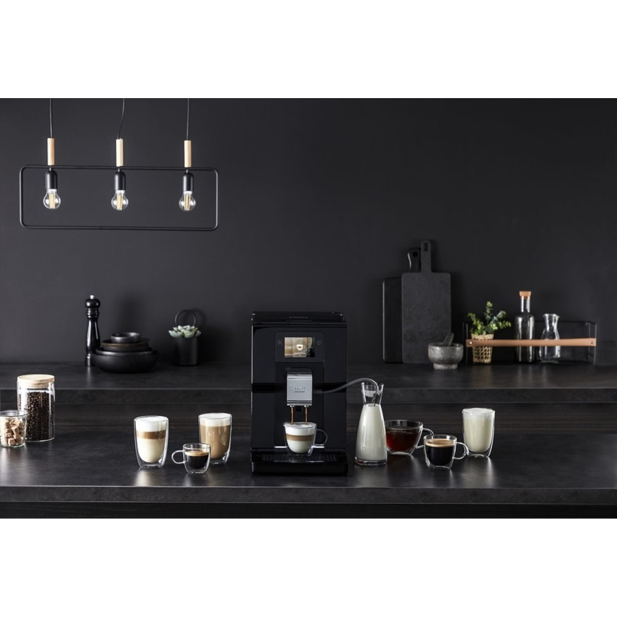 Krups - Automatisk kaffemaskin med mjölkbehållare INTUITION PREFERENCE 1450W/230V svart