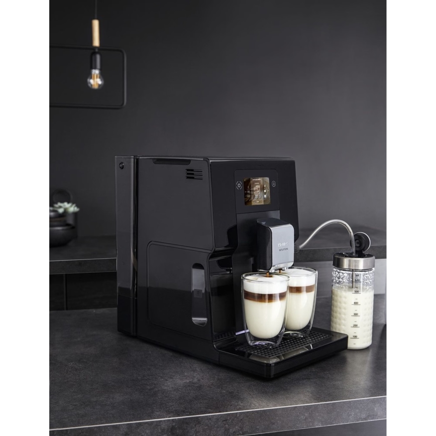Krups - Automatisk kaffemaskin med mjölkbehållare INTUITION PREFERENCE 1450W/230V svart