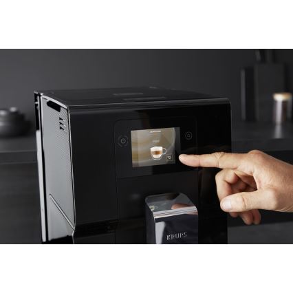Krups - Automatisk kaffemaskin med mjölkbehållare INTUITION PREFERENCE 1450W/230V svart