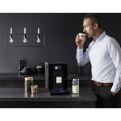 Krups - Automatisk kaffemaskin med mjölkbehållare INTUITION PREFERENCE 1450W/230V svart