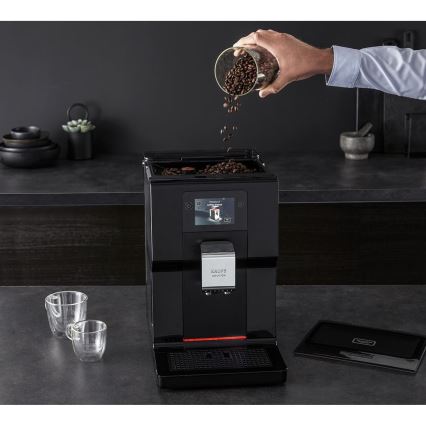 Krups - Automatisk kaffemaskin med mjölkbehållare INTUITION PREFERENCE 1450W/230V svart