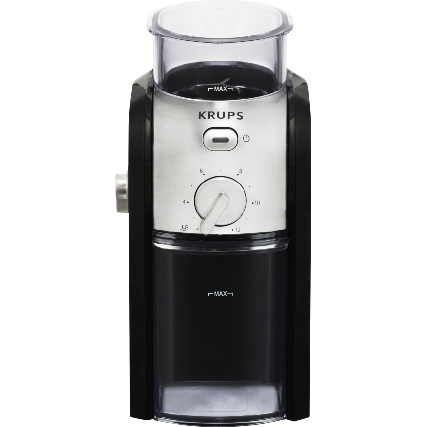 Krups - Elektrisk kaffebönkvarn 110W/230V rostfri/svart