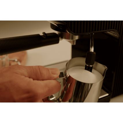 Krups - Kaffemaskin med spak för två muggar AUTHENTIC 1450W/230V grå