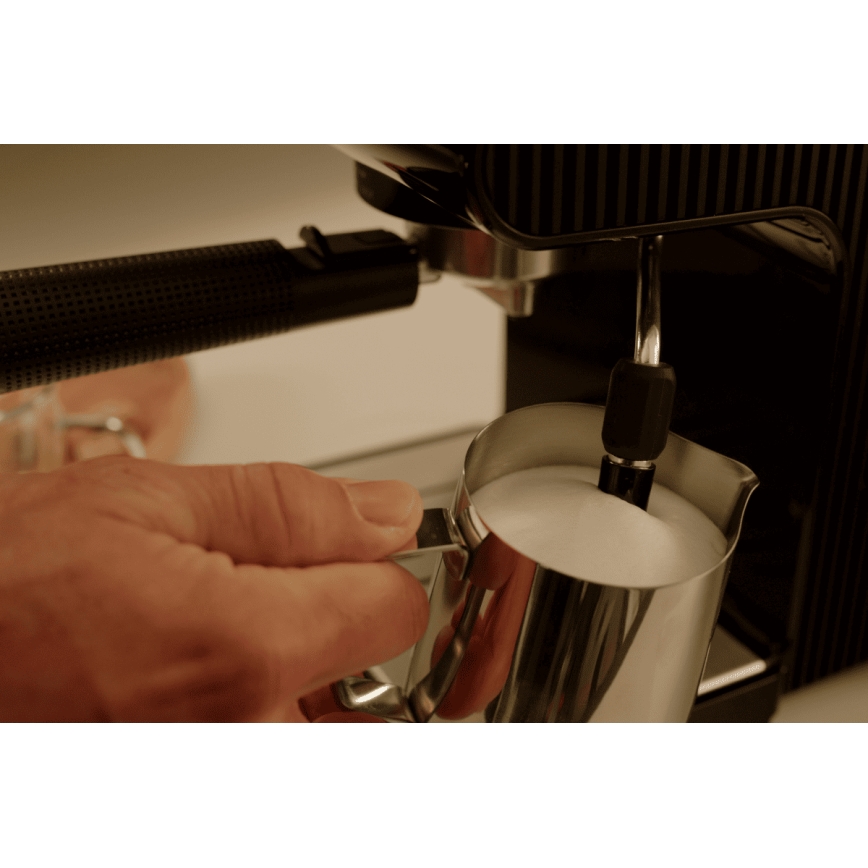 Krups - Kaffemaskin med spak för två muggar AUTHENTIC 1450W/230V grå