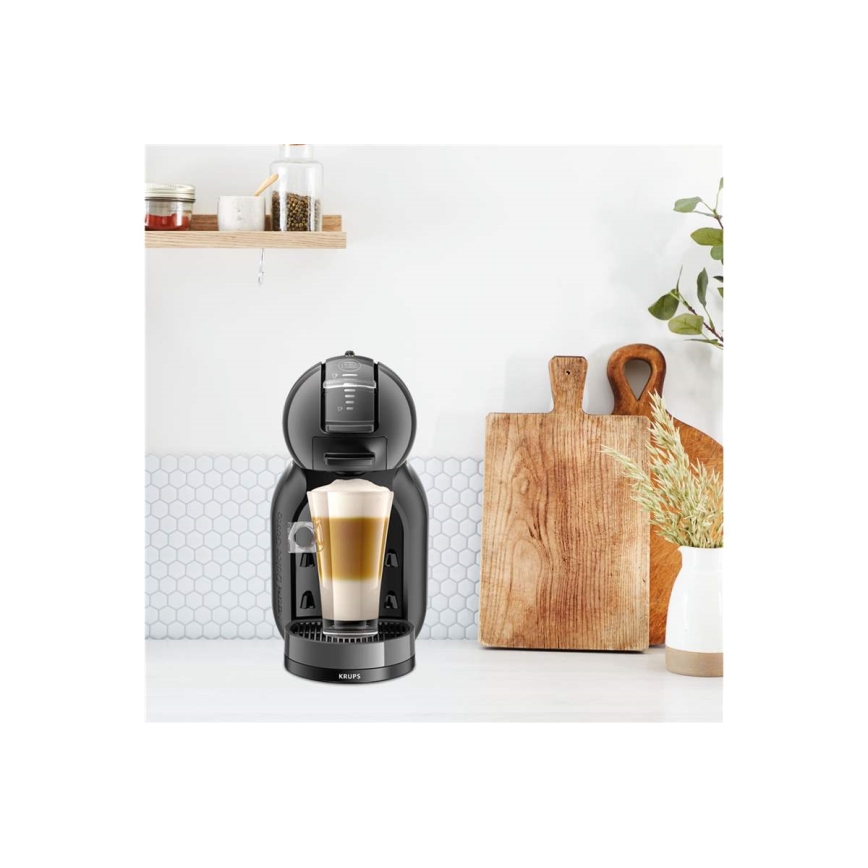 Krups - Kapsel kaffemaskin NESCAFÉ DOLCE GUSTO MINI ME 1500W antracit
