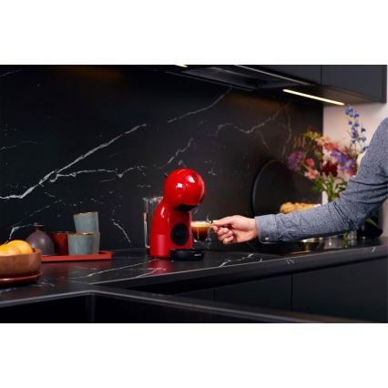 Krups - Kapsel kaffemaskin NESCAFÉ DOLCE GUSTO PICCOLO XS 1600W röd