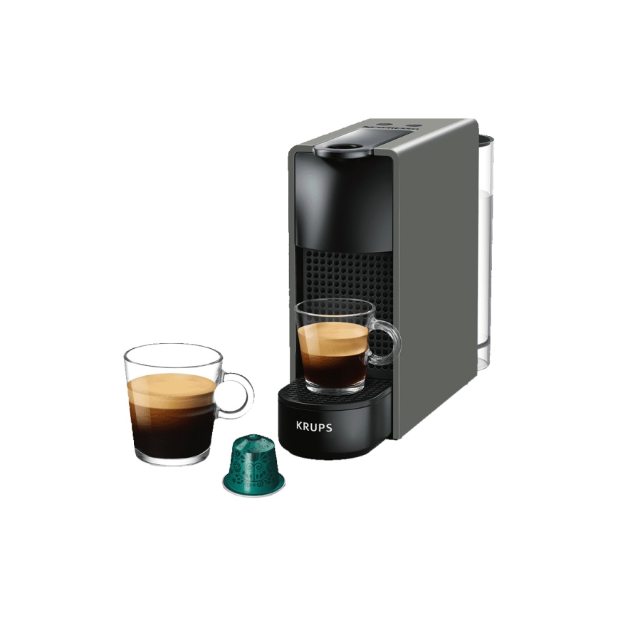 Krups - Kapsel kaffemaskin NESPRESSO Essenza mini 1310W/230V grå