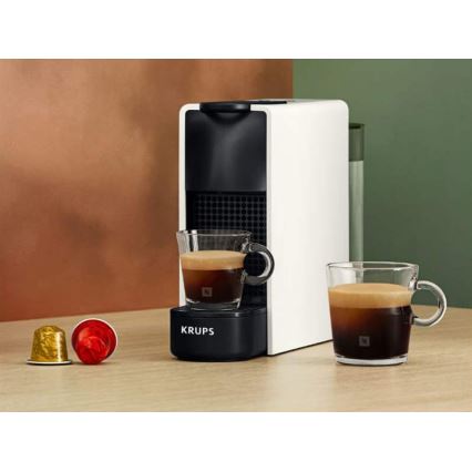 Krups - Kapsel kaffemaskin NESPRESSO Essenza mini 1310W/230V vit