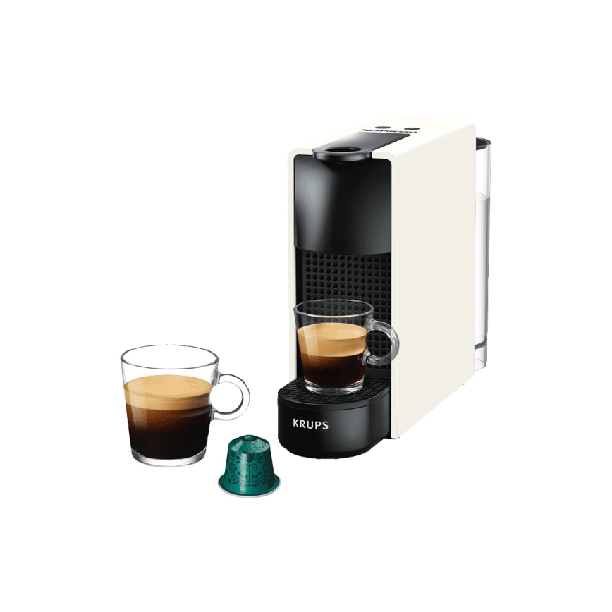 Krups - Kapsel kaffemaskin NESPRESSO Essenza mini 1310W/230V vit