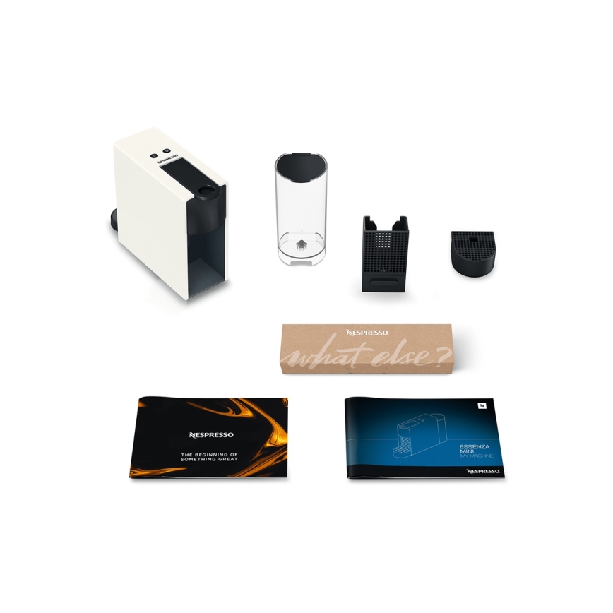 Krups - Kapsel kaffemaskin NESPRESSO Essenza mini 1310W/230V vit