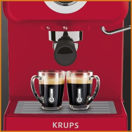 Krups - Manuell espressomaskin OPIO 1140W/230V